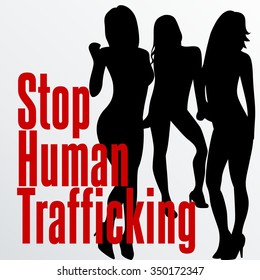 Human Trafficking Vector Template Stock Vector (Royalty Free) 350172347