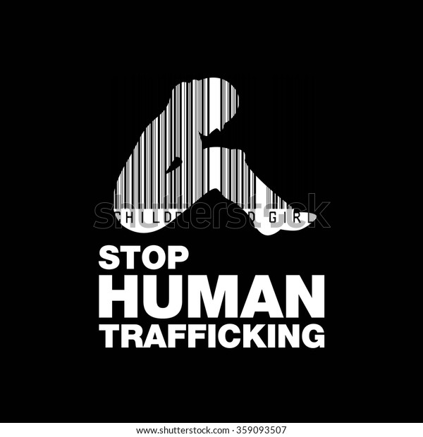 Human Trafficking Vector Template : Image Vectorielle De Stock (libre ...