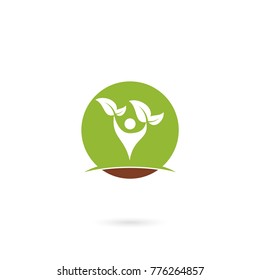 human tree company logo icon
