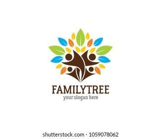 Human Tree Logo Concept