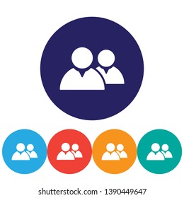 Human  vector icon , lorem ipsum Flat design