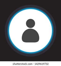 Human Vector icon . Lorem Ipsum Illustration design