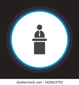 Human Vector icon . Lorem Ipsum Illustration design