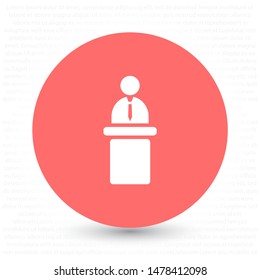 Human Vector icon . Lorem Ipsum Illustration design