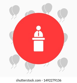 Human Vector icon . Lorem Ipsum Illustration design