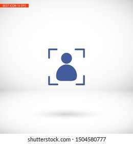 Human Vector icon . Lorem Ipsum Illustration design