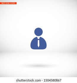 Human Vector icon . Lorem Ipsum Illustration design