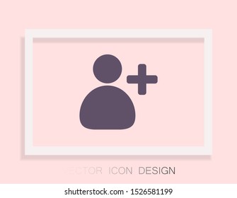 Human Vector icon . Lorem Ipsum Illustration design