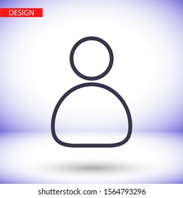 Human Vector icon . Lorem Ipsum Illustration design