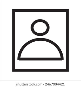 human vector icon on white background