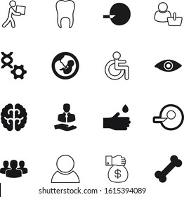 human vector icon set such as: wheelchair, adult, giving, knowledge, men, network, finance, success, palm, think, pictogram, hygiene, eat, bill, running, chair, holding, view, save, avatar, newborn