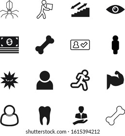 human vector icon set such as: online, rich, dental, set, see, choose, dollar, run, buy, shopping, view, micro, suit, cash, linear, wealth, technology, button, bug, hospital, watch, customers