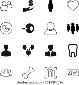 human vector icon set such as: dentist, pet, currency, style, clean, equipment, pregnant, fertilize, finger, reflection, crime, contemporary, network, payment, animal, fitness, valentine, market, job