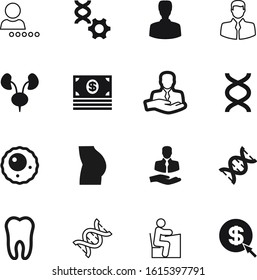 human vector icon set such as: fitness, chair, pay, kidneys, knowledge, buttocks, clean, shape, dentist, ovum, organ, ovary, outline, dent, income, reproductive, job, working, help, part, back
