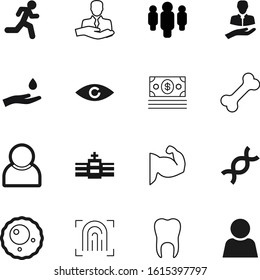 human vector icon set such as: theft, biology, banking, bright, look, eye, save, pregnancy, water, executive, view, light, payment, supervisor, puppy, ecology, dent, press, safe, tax, action