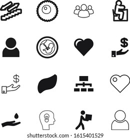 human vector icon set such as: hold, pyramid, object, hierarchy, embryo, working, energy, organization, organisation, bulb, cell, paper, ui, innovation, desk, mind, diagram, chair, mother, lamp