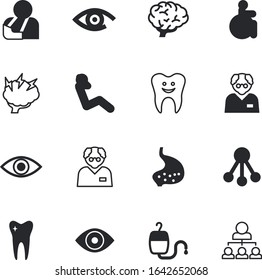 human vector icon set such as: pictogram, knowledge, broke, head, disability, stomach, muscle, neurology, intelligence, rocking, inspiration, bulb, athlete, acid, bubble, wellness, gear, cast