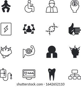 human vector icon set such as: frustration, bicep, dentistry, resonance, recruit, teamwork, diagnosis, process, stretching, sling, muscular, frontal, up, heartbeat, corporate, services, anatomy