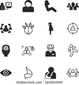 human vector icon set such as: finger, system, bone, employees, page, fracture, frontal, eyeball, bleeding, beauty, thinking, goal, chemistry, art, study, belly, targeted, broke, market