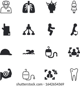 human vector icon set such as: fist, want, equipment, protective, tube, frustration, leadership, shadow, summer, diabetes, biceps, lab, motherhood, potential, clean, mother, busy, albert, lung