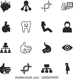 human vector icon set such as: problem, logic, lifestyle, education, hair, diagnostics, process, sport, internet, wellness, look, circle, beauty, disease, monitor, vision, brain, learning, dentistry