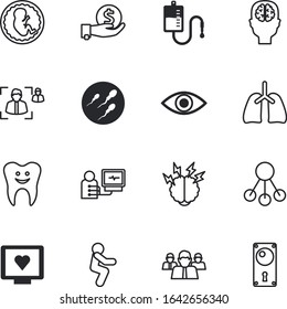 human vector icon set such as: pose, pneumonia, hierarchy, donor, object, network, procreation, dollar, page, creative, desktop, prenatal, intuitive, gymnastics, bright, insemination, eyeball, web