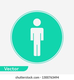 Human vector icon sign symbol
