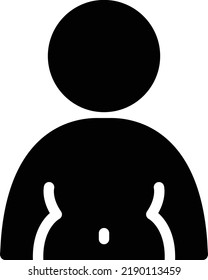 human Vector illustration on a transparent background. Premium quality symmbols. Glyphs vector icons for concept and graphic design. 
