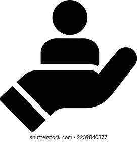human Vector illustration on a transparent background. Premium quality symmbols. Glyphs vector icons for concept and graphic design. 