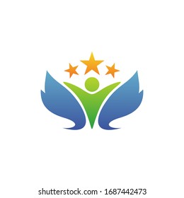 
Human and wings education logo