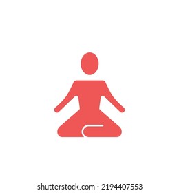 human yoga icons  symbol vector elements for infographic web