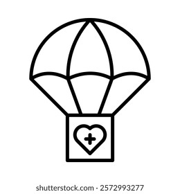 Humanitarian Aid Icon Element For Design