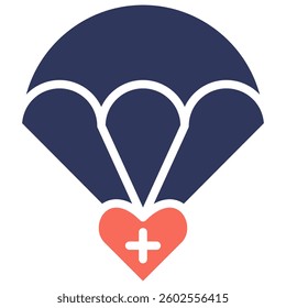 Humanitarian Aid Icon Element For Design And Vector