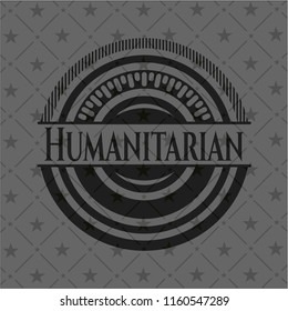 Humanitarian dark emblem
