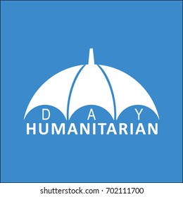 Humanitarian Day Vector Template Design