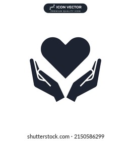 humanitarian icon symbol template for graphic and web design collection logo vector illustration