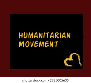 Hintergrund der humanitären Bewegung - Design