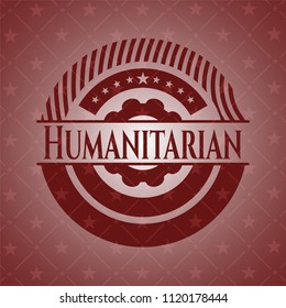 Humanitarian red emblem