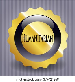 Humanitarian shiny badge