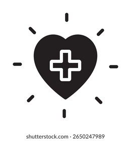 Humanitarian Vector Icon which can easily modify or edit


