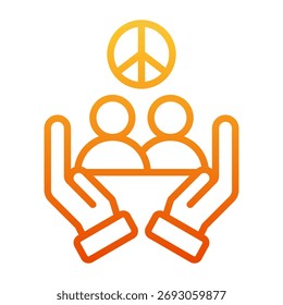 Elemento Icono De Humanitarismo Para Diseño Y Vector