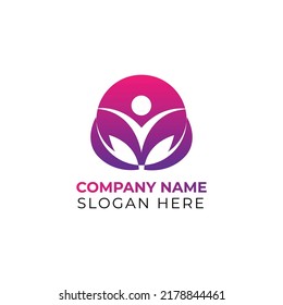 Diseño de ilustraciones vectoriales con logotipo humanitario
