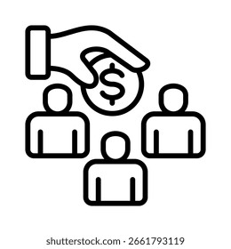 Humanity Icon Element For Design