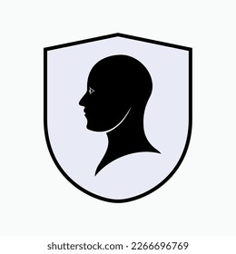Humanity Icon. Personal Protection. People Insurance.