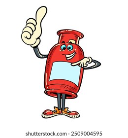 A humanized ketchup jar shows self and class. Advantageous offer for clients. The red container is trustworthy. On a white background