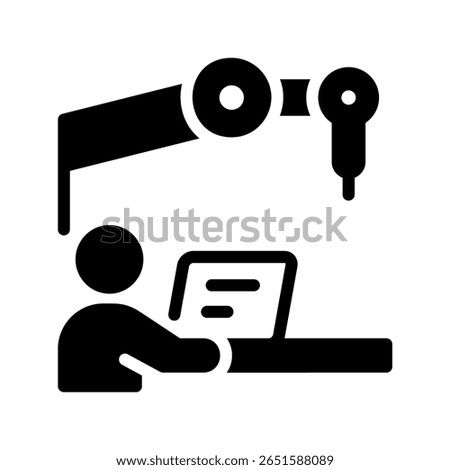 Human-Machine Synergy. The Automated Workspace icon