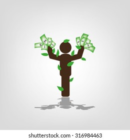 human-money tree