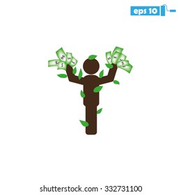 human-money tree