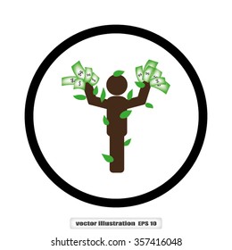 human-money tree