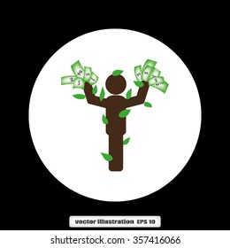 human-money tree